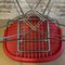 Red Leather DKR Bikini Chairs by Charles and Ray Eames for Vitra, Set of 4 9