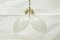 Vintage Murano Glas Lampe mit Vier Blättern von Kaiser Leuchten 8