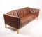 Vintage Danish Three-Seater Leather Sofa from Ivan Schlecter, 1960s 2