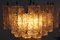 Lámpara de araña italiana Mid-Century de cristal hielo de Paolo Venini, años 60, Imagen 4