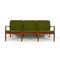 Dänisches Sofa mit Drei Sitzen aus Teakholz von Grete Jalk für Glostrup Møbelfabrik 1