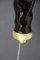 Gold and Black Murano Glass Sconces in the style of Barovier, 1990, Set of 2, Image 9