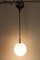 Deckenlampe aus Opalglas mit schwarzen Tulip Cone Cords, 1960er, 8 . Set 5