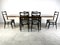 Mid-Century Italian Dining Set, 1950s, Set of 7, Image 7