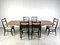 Mid-Century Italian Dining Set, 1950s, Set of 7 8