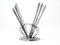 Soporte para cuchillos Art Déco, Suecia, años 30. Juego de 7, Imagen 1