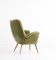 Fauteuil Mid-Century en Velours, Italie, 1950s 2