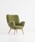 Fauteuil Mid-Century en Velours, Italie, 1950s 1