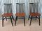 Scandinavian Spindle Back Chairs, 1950s, Set of 3 14