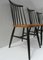 Scandinavian Spindle Back Chairs, 1950s, Set of 3 5