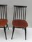 Scandinavian Spindle Back Chairs, 1950s, Set of 3, Image 12