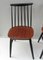 Scandinavian Spindle Back Chairs, 1950s, Set of 3, Image 10