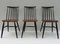 Skandinavische Holzspeichen Stühle, 1950er, 3er Set 1