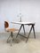 Vintage Drawing Table by Wim Rietveld and Friso Kramer for Ahrend de Cirkel, 1950s 4