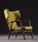 Wingback Armchair by Eva Koppel for Slagelse Møbelværk, Denmark, 1947, Image 1