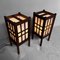 Lampadaires Shoji Antiques, Japon, 1920s, Set de 2 24
