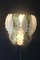 Gold and White Murano Glass Sconces in Leaf Shape, 2000s, Set of 2 14