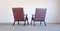 Mid-Century Model B 310 VAR Easy Chairs in Dusty Pink Bouclé, 1960s, Set of 2, Image 9