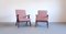 Mid-Century Model B 310 VAR Easy Chairs in Dusty Pink Bouclé, 1960s, Set of 2 1