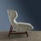 20th Century 877 Armchair in Velvet from Cassina, Italy 2