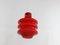 Red Glass Pendant Lamp, 1970s 4