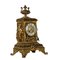 Half Xix Century Gilded Bronze Eclectic Table Clock, Image 1