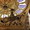 Reloj de mesa ecléctico de bronce dorado medio siglo, Imagen 6