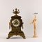 Half Xix Century Gilded Bronze Eclectic Table Clock, Image 2