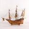 Scale Model Caravel Santa Maria in Wood & Cloth, 1900s 11