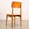 Vintage Dining Chairs in Beech, Poplar & Plywood, 1960s, Set of 2 8