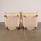 Vintage Armchairs in Painted Wood Spring Padding Cloth, 1950s, Image 12