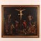 Italienischer Schulkünstler, Kruzifix, 1600er, Öl auf Leinwand 1