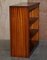 Flamed Hardwood Open Library Bookcases from Shaws of London, Set of 2 9