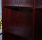 Vintage Hardwood Finish Military Campaign Bookcases, Set of 3 13