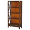 Small Laura Ashley Hardwood and Brass Military Campaign Bookcase, Image 1