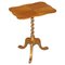 Victorian Walnut Tilt Top Side Occasional Tripod Table, 1880s, Image 1