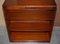 Vintage Bookcases in Flamed Hardwood from Shaws of London, Set of 2 14