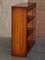 Vintage Bookcases in Flamed Hardwood from Shaws of London, Set of 2 8