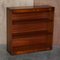 Vintage Bookcases in Flamed Hardwood from Shaws of London, Set of 2, Image 2