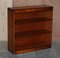 Vintage Bookcases in Flamed Hardwood from Shaws of London, Set of 2, Image 10