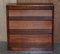 Vintage Bookcases in Flamed Hardwood from Shaws of London, Set of 2 11