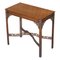 19th Century Hardwood and Silver Tea Table in the style of Thomas Chippendale, Image 1