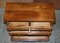Antique Victorian Hardwood 2-Over-2 Chest of Drawers on Wheels 15