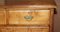 Antique Victorian Hardwood 2-Over-2 Chest of Drawers on Wheels 8