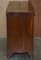 Antique Victorian Hardwood 2-Over-2 Chest of Drawers on Wheels 10