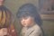 Continental School Artist, Ritratto di madre e bambino, Dipinto ad olio, Incorniciato, Immagine 7