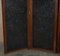 Victorian Embossed Leather & Water Colour Folding Screen 6