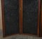 Victorian Embossed Leather & Water Colour Folding Screen, Image 6