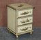 Vintage Chinese Cream & Gold Leaf Painted Bedside Table, Set of 2 13