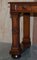 Antique Renaissance Revival Burr Walnut Pugin Gothic Writing Table, 1850s, Image 8